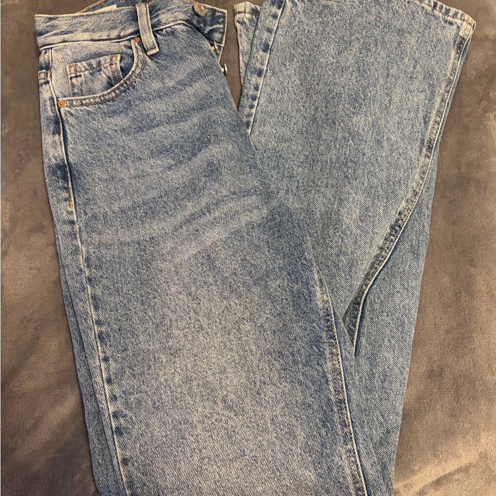 PacSun Women's High Rise Blue Boot Cut Jeans